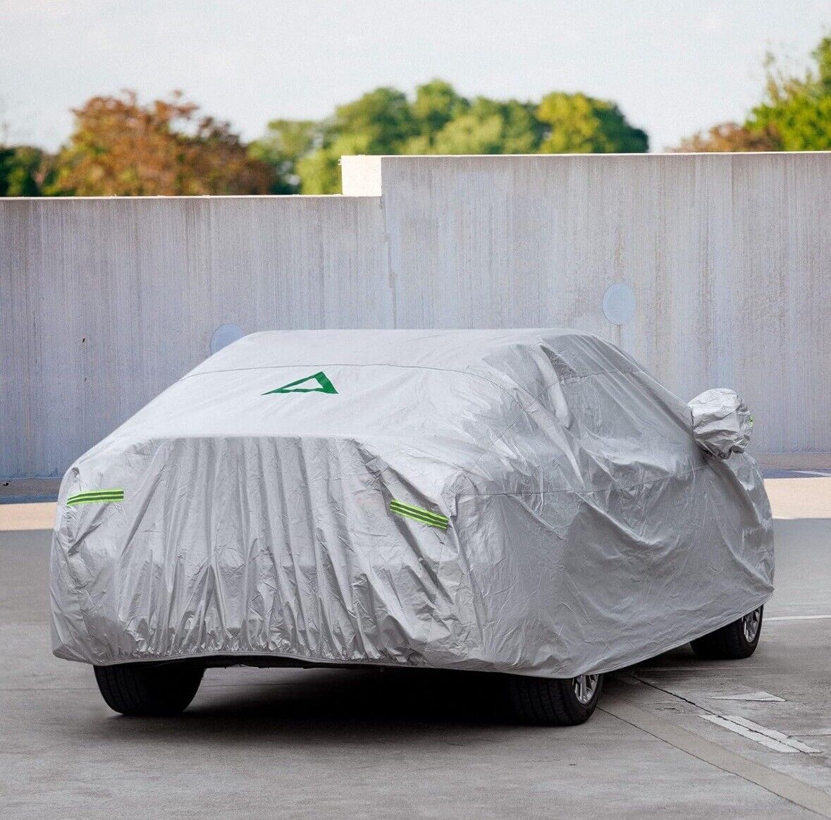 BestekCar Covers for Automobiles All Weather Waterproof 6 Layers, up to 178-inch