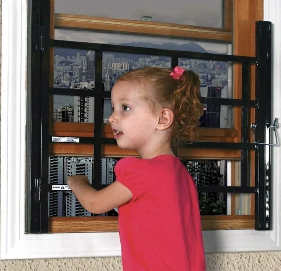 Segal S 4752 Fixed Adjustable Child Safety Window Guard 23-1/2 - 38 W x 15-1/4 H